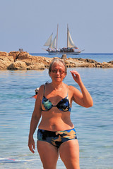 Lidiya in Cyprus. 2010