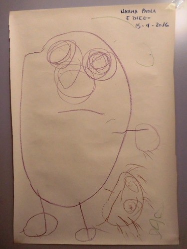 disegno di Diego per il mio compleanno