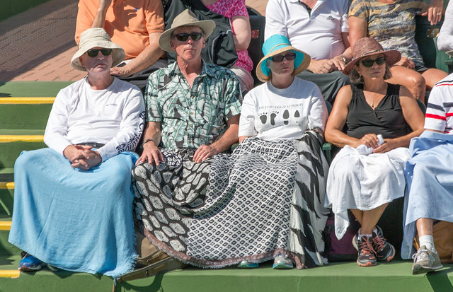Blanketed Spectators