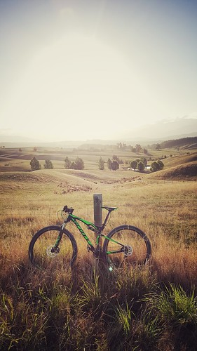 bicycle haze mountainbike fields