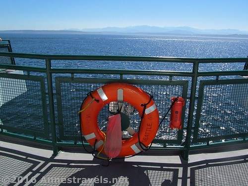 Views off the bow of the ferry 