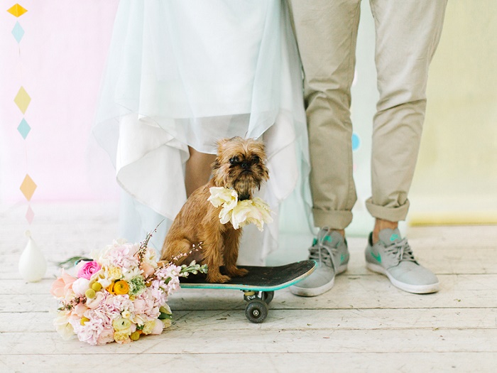 Whimsical wedding dress | Modern Whimsical Wedding Inspiration Full of Colour | itakeyou.co.uk