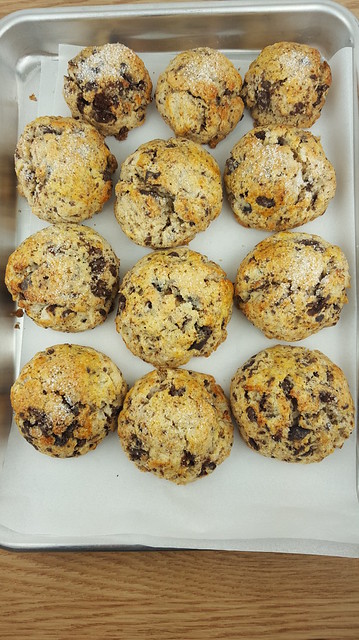 Girl Scout Thin Mint Scones