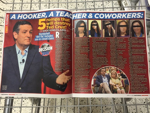 Ted Cruz - National Enquirer