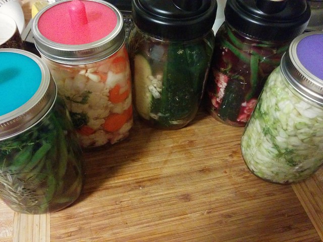 I may have gone a bit overboard with pickling things today.