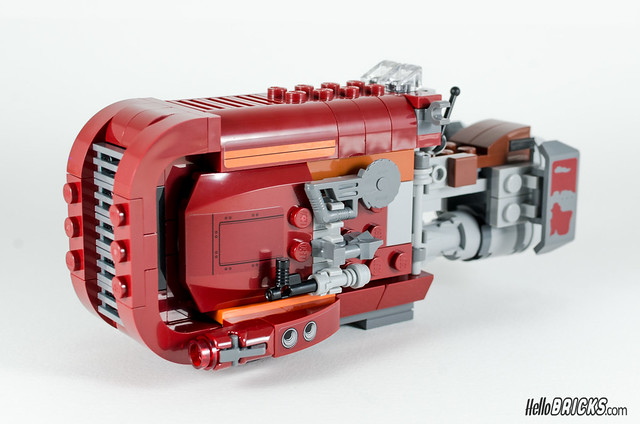 REVIEW LEGO Star Wars 75099 Rey's Speeder 13 - HelloBricks