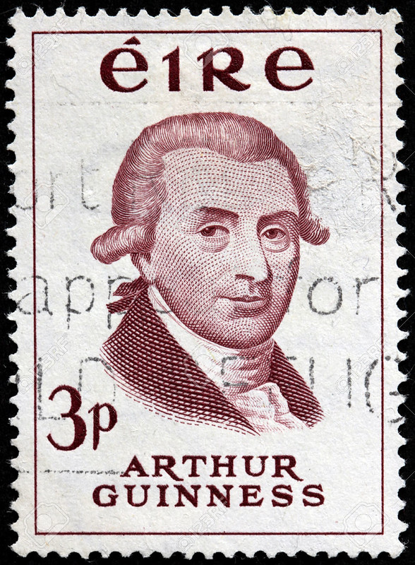 Arthur Guinness Stamp