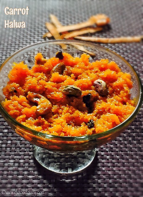 Carrot Halwa Recipe for Toddlers and Kids1