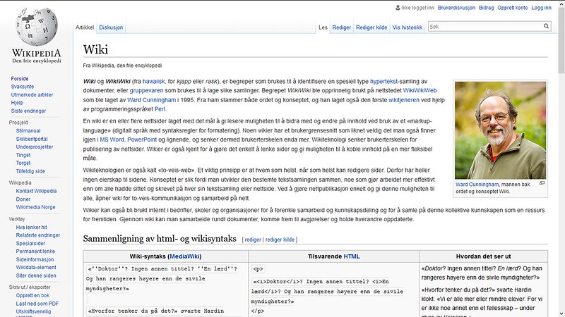 hva en wiki er