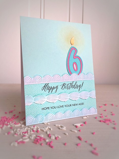 Sprinkles on Top, Big Birthday Candle Dies, and Frosted Borders by Papertrey Ink