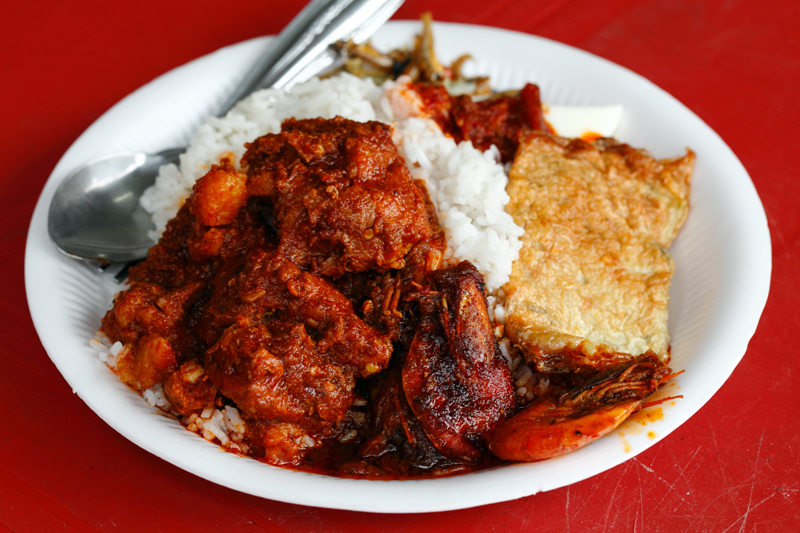 Pork Ribs Curry with Prawns
