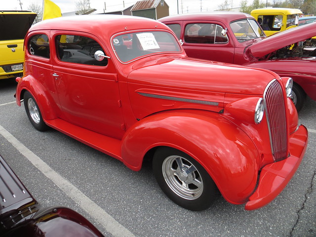 Antique Red Car