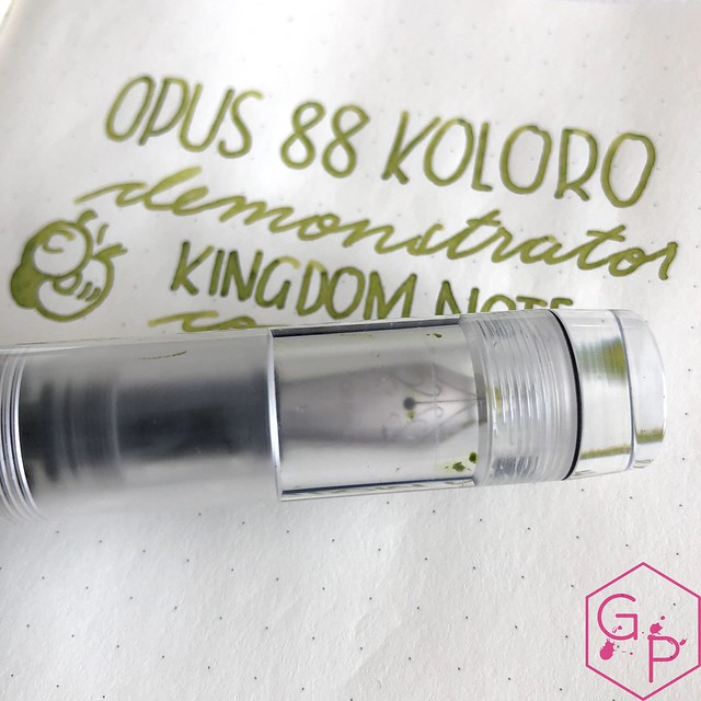 Opus 88 Koloro Demonstrator Fountain Pen Review @GoldspotPens 23