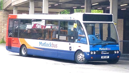 XRC487 (ex YN06 UGY) ‘Stagecoach Yorkshire’ No. 47325. ‘Matlockbus’. Optare Solo M850 /3 on Dennis Basford’s railsroadsrunways.blogspot.co.uk’