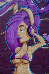 purple lady