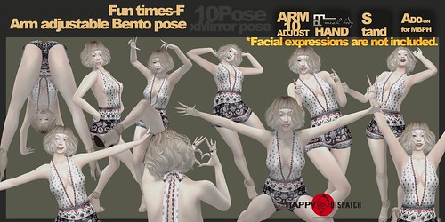 [HD]Arm adjustable Bento pose Fun times-F