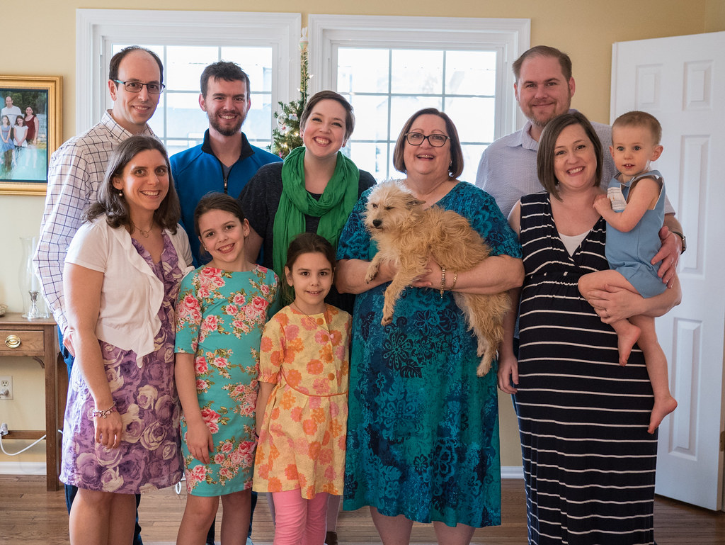 Sellers family Easter photo