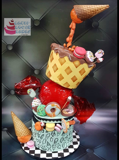 Candy Cake by Diksha of Candy Crush Cakes