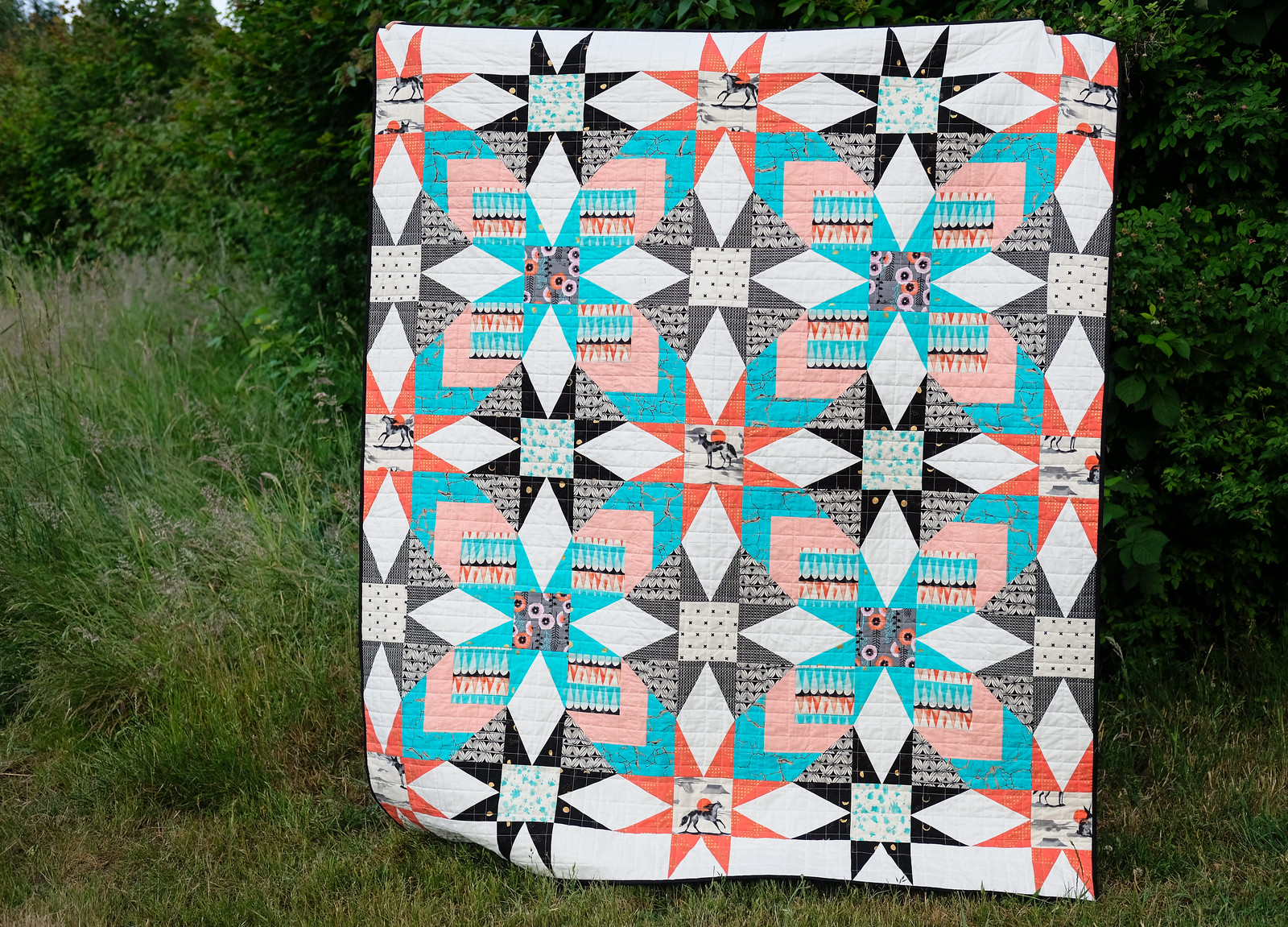 Santa Fe Quilt - Made with The Glenda Quilt Pattern by Kitchen Table Quilting
