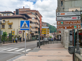 Hauptstraße in Cangas de Onís