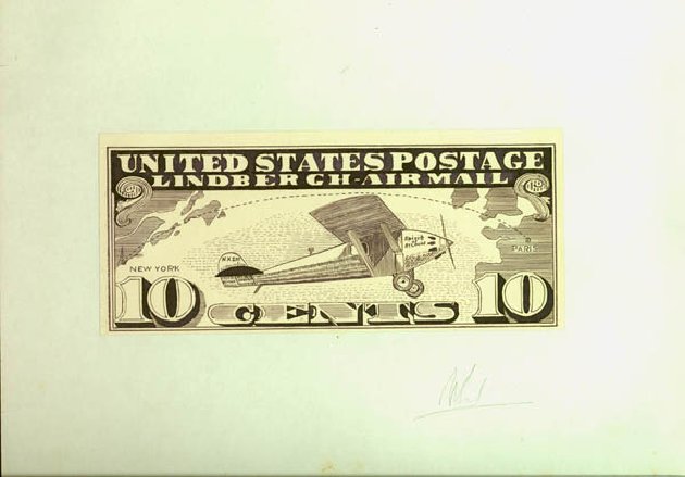 Plate proof of United States Scott #C10