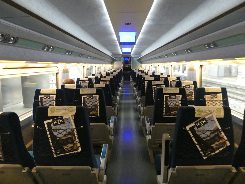 Korail KTX service from Seoul to Busan