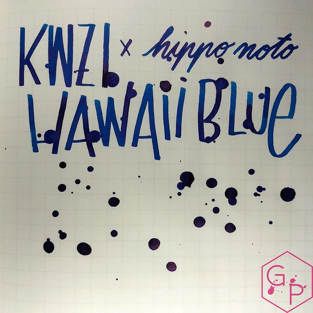 KWZ Ink Hawaii Blue Ink Review 19