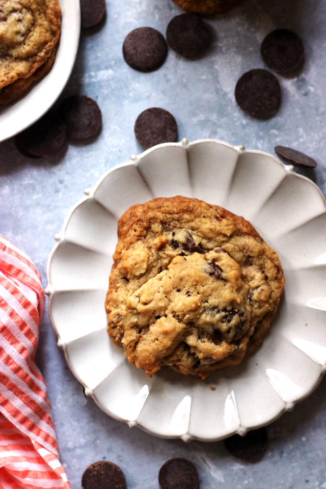 Deliciously Chewy Hazelnut and Milk Chocolate Chip Cookies