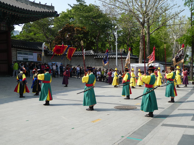 Changing of the Guard at Deoksugung Palace, Seoul