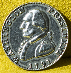 Washington cent replica obverse