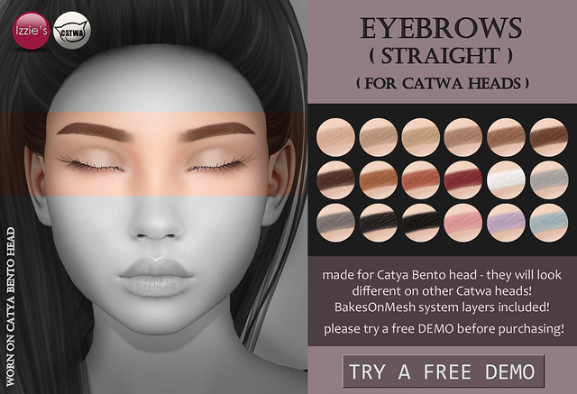 Catwa Eyebrows straight