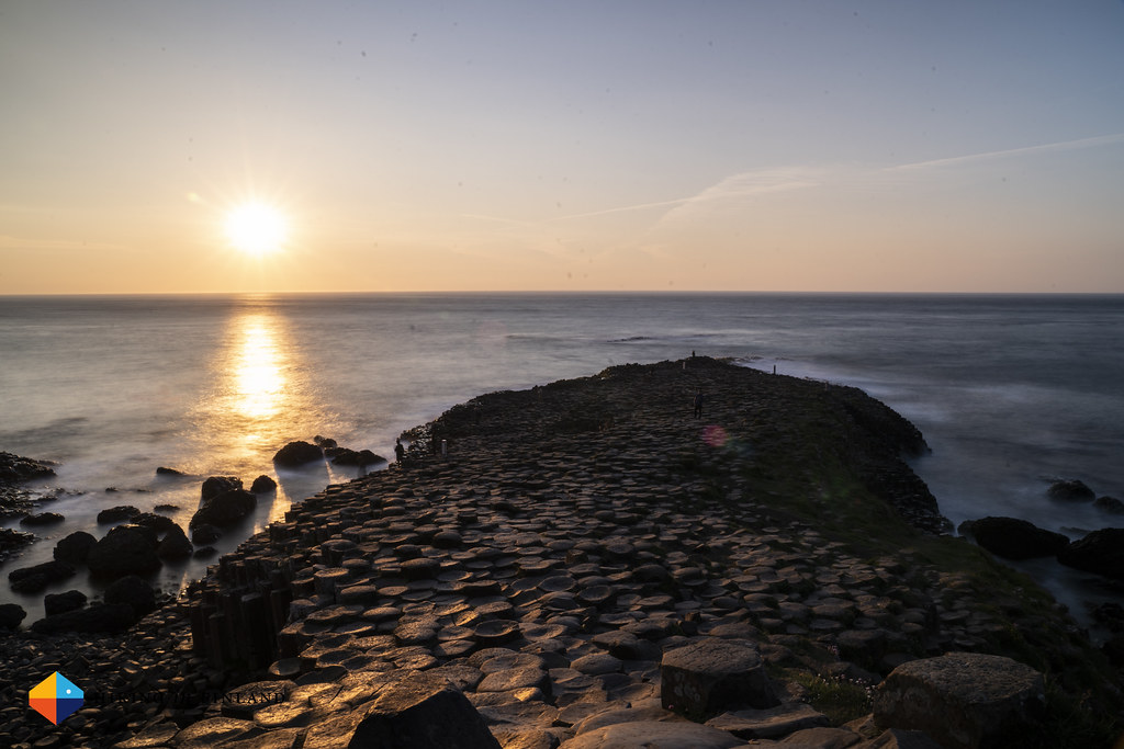 Sunset at The Giant's Causeway