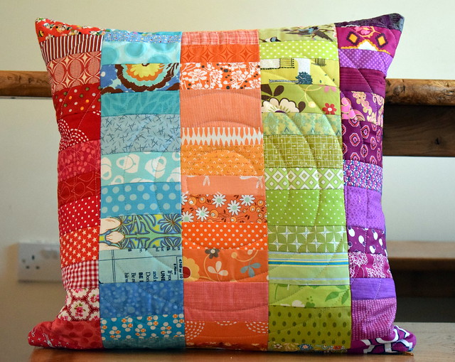 Scrappy Stacked Coins Cushion
