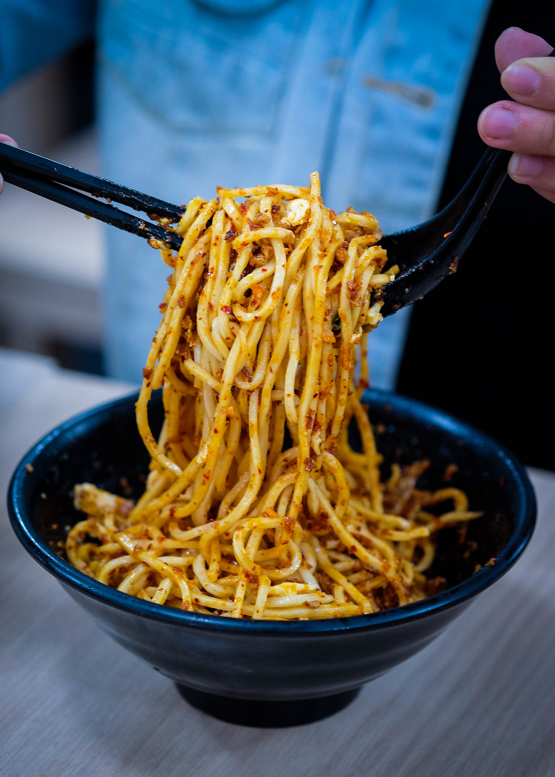 chilli pan mee (batu road) noodles_2