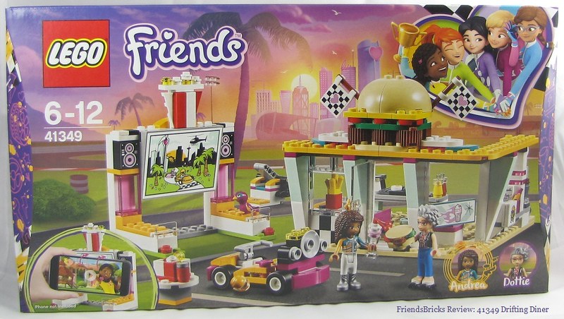 Lego Friends STICKER SHEET ONLY for Lego set 41349 Drifting Diner Brand New 