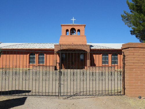 smalltown desert arivaca arizona architecture church