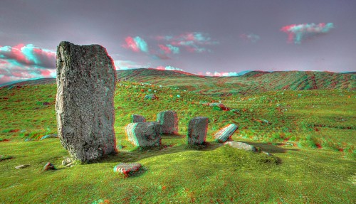 3d anaglyph stereo ireland nature ancient monument
