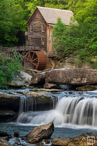 glade creek grist mill west virginia waterfalls oak hill wv spring bloom summer river babcock state park