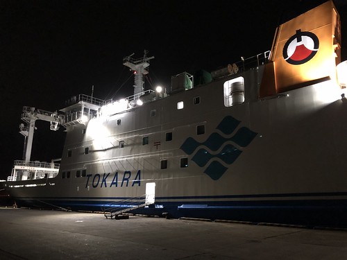 奄美大島 kagoshima toshima ferry port night