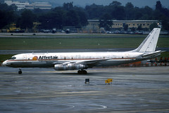 Affretair DC-8-55F Z-WMJ LGW 12/08/1996