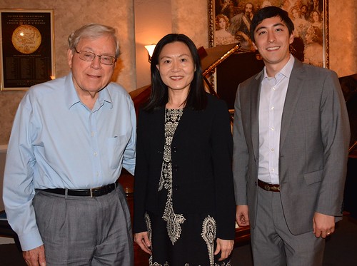 Judges for the regional Steinway Piano Competition are Dr. Gary Wolfe, Dr. Yun-Ling Hsu and Sean Kennard (photo: Carol Wonsavage) 