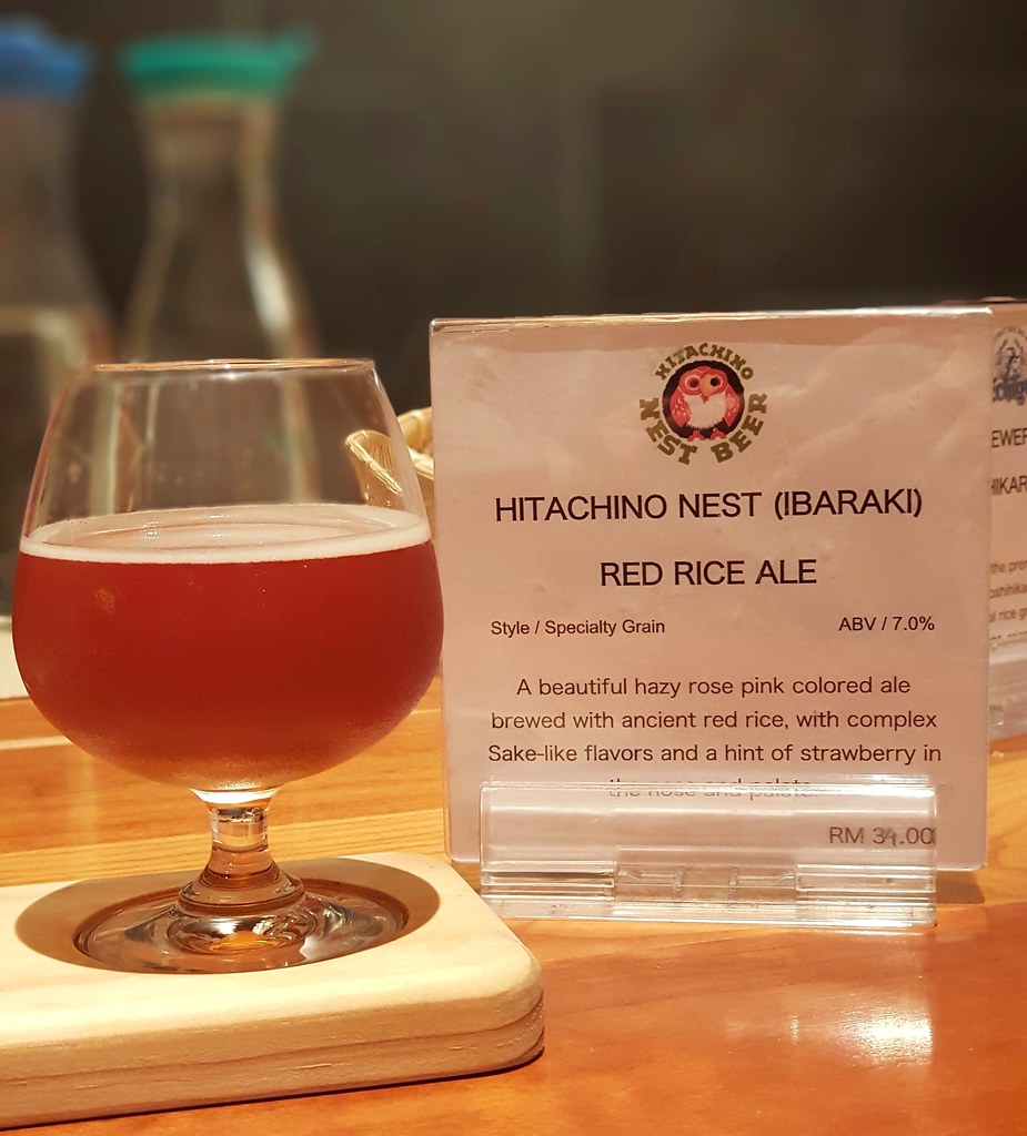Red Rice Ale (Hitachino Nest Ibaraki) 7% Style Specialty Grain @ Takumi Craft Beer at KL Lot 10