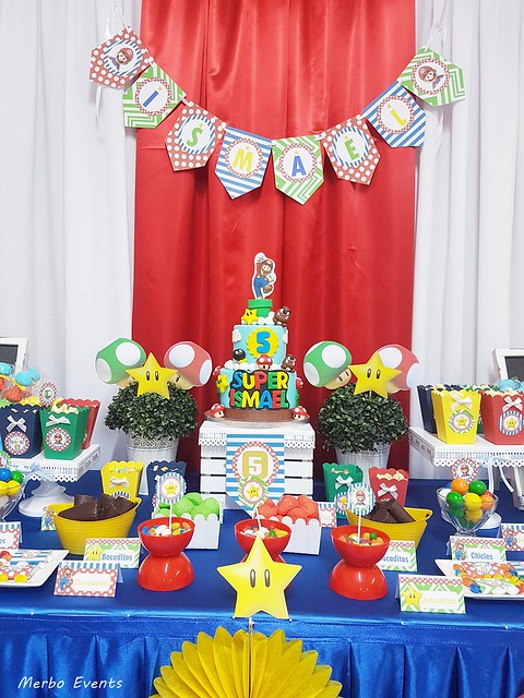 Cumpleaños Mario Bros Merbo Events