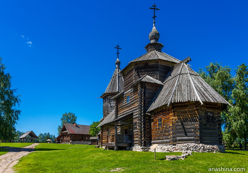 Воскресенская церковь, Музей деревянного зодчества, Суздаль