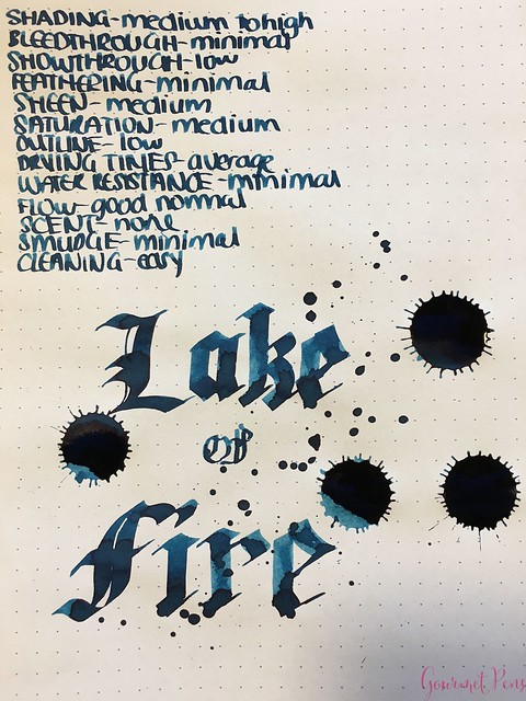 Robert Oster Lake of Fire Ink Review @RobertOsterSignature 8