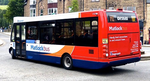 XRC487 (ex YN06 UGY) ‘Stagecoach Yorkshire’ No. 47325 ‘Matlockbus.’ Optare Solo M850 /2 on Dennis Basford’s railsroadsrunways.blogspot.co.uk’