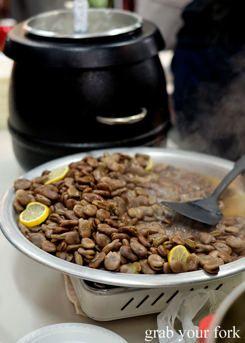 Ful medames fava beans at Lakemba Ramadan Food Festival 2018 on Haldon Street