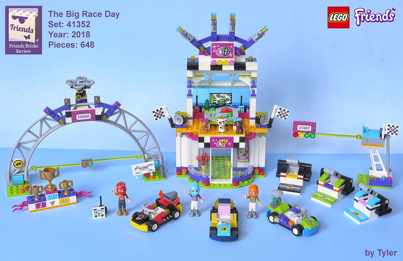 Lego 1x Sticker Autocollant Friends 41352 The Big Race Day NEUF 