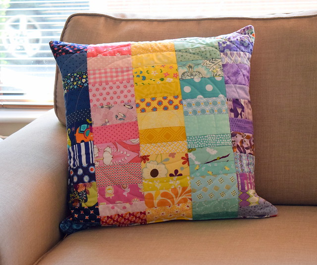 Scrappy Stacked Coins Cushion