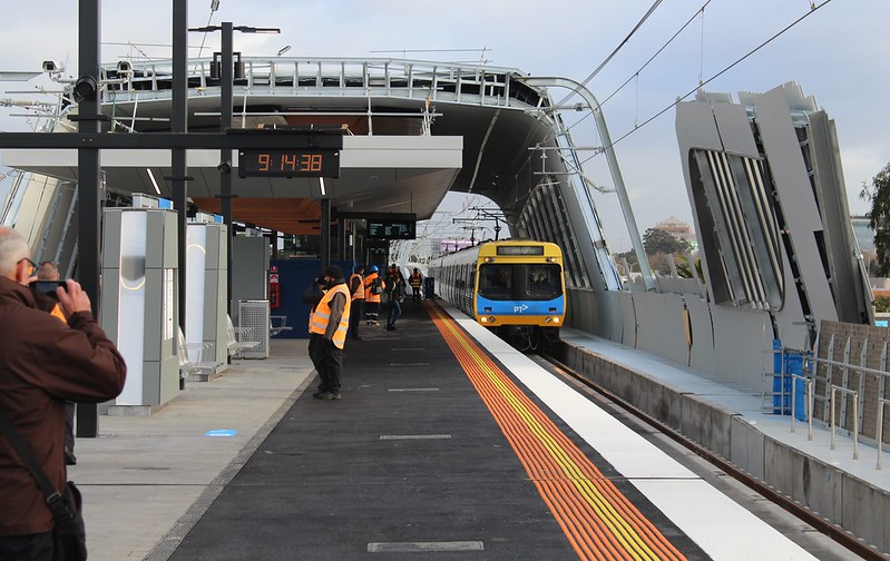 Carnegie skyrail station - open but not completed
